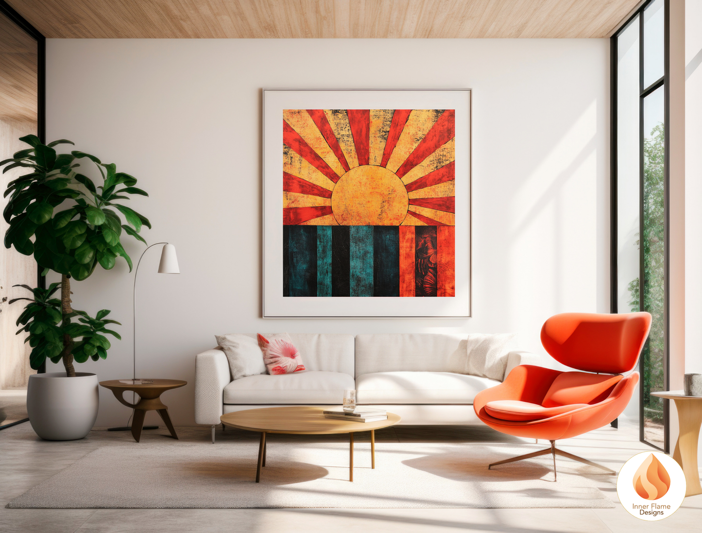 Vivid Cosmic Boho Wall Art Décor for Modern Home Design | Triptych Artwork (Series 2)