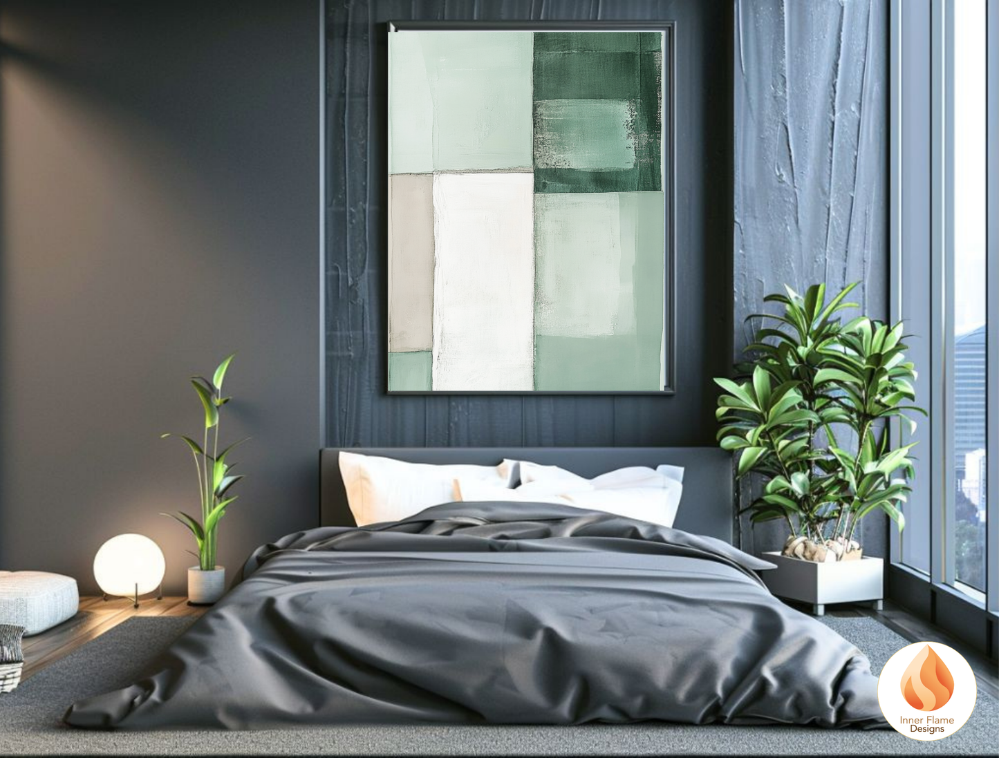 Gentle Minimalist Art for Modern Home Design | Triptych Artwork