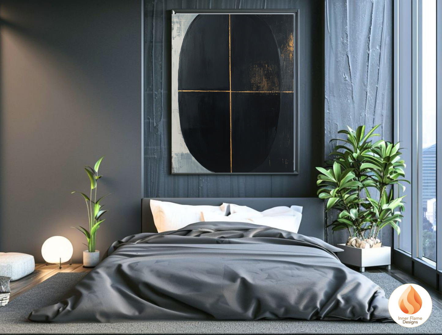 Enigmatic Minimalist Art for Modern Home Design | Triptych Artwork