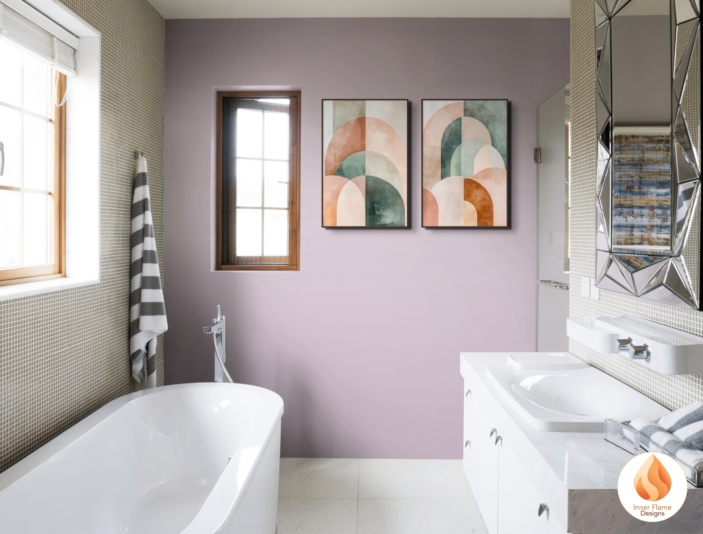Harmonious Boho Wall Art Décor for Modern Home Design | Triptych Artwork