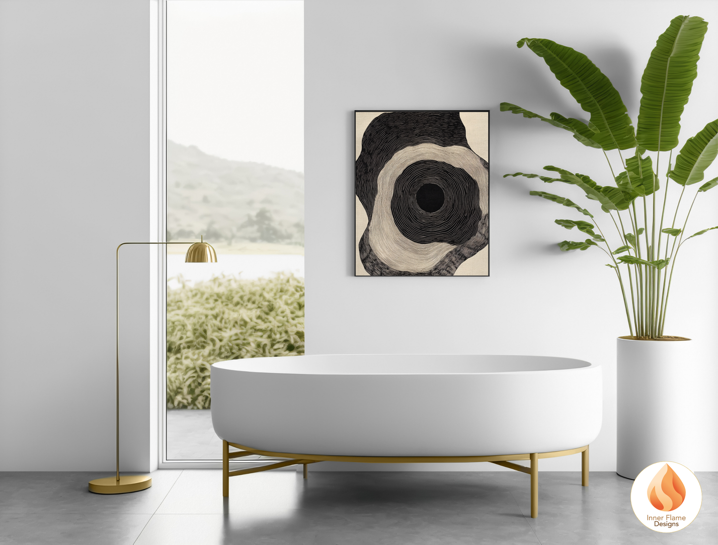 Intense Line Art for Modern Home Design | Triptych Artwork