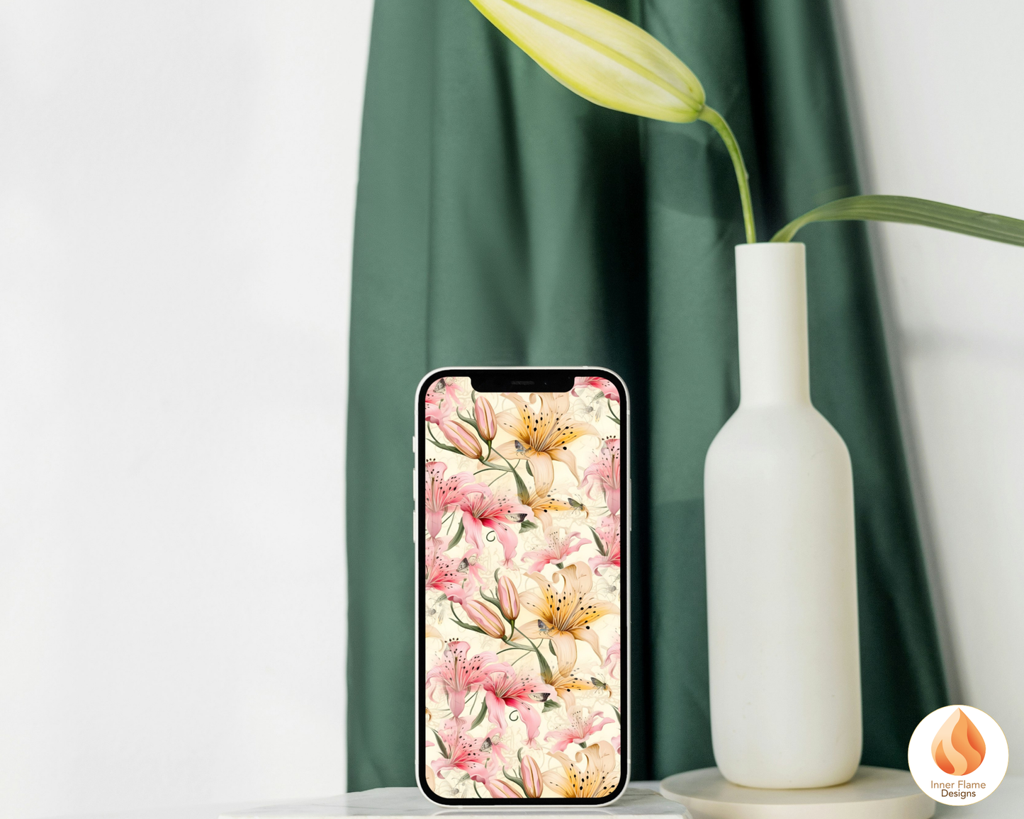Spring Lily Floral Surface Patterns | Seamless Patterns for Wallpaper, Textiles, Packaging and Digital Designs