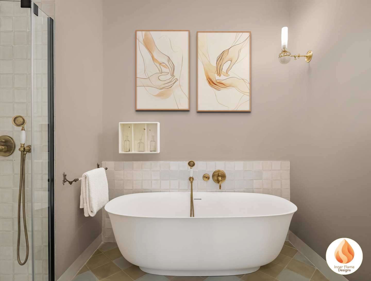 Sensual Line Art for Modern Home Design | Triptych Artwork