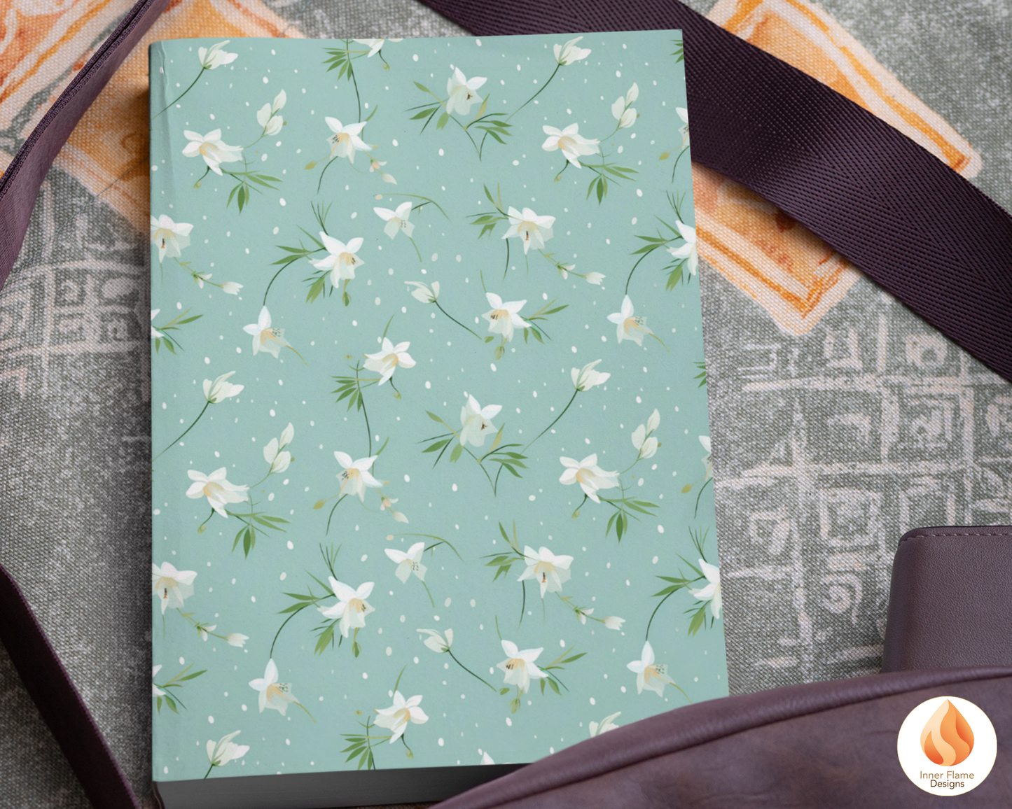 Japandi Lily Floral Surface Patterns | Seamless Patterns for Wallpaper, Textiles, Packaging and Digital Designs