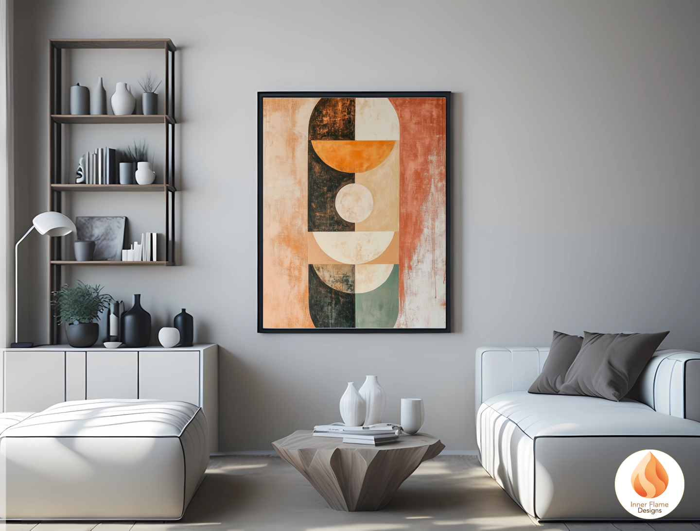 Cosmic Boho Wall Art Décor for Modern Home Design | Triptych Artwork (Series 2)