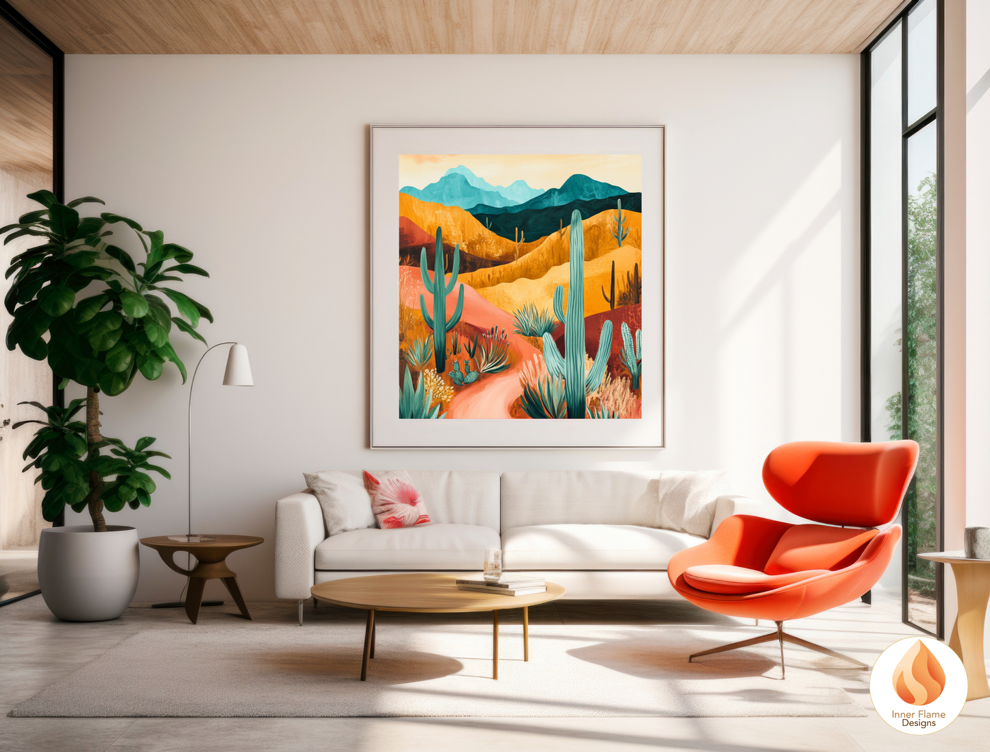 Exotic Boho Wall Art Décor for Modern Home Design | Triptych Artwork