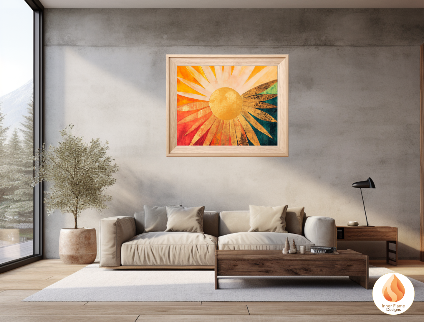 Vivid Cosmic Boho Wall Art Décor for Modern Home Design | Triptych Artwork (Series 1)