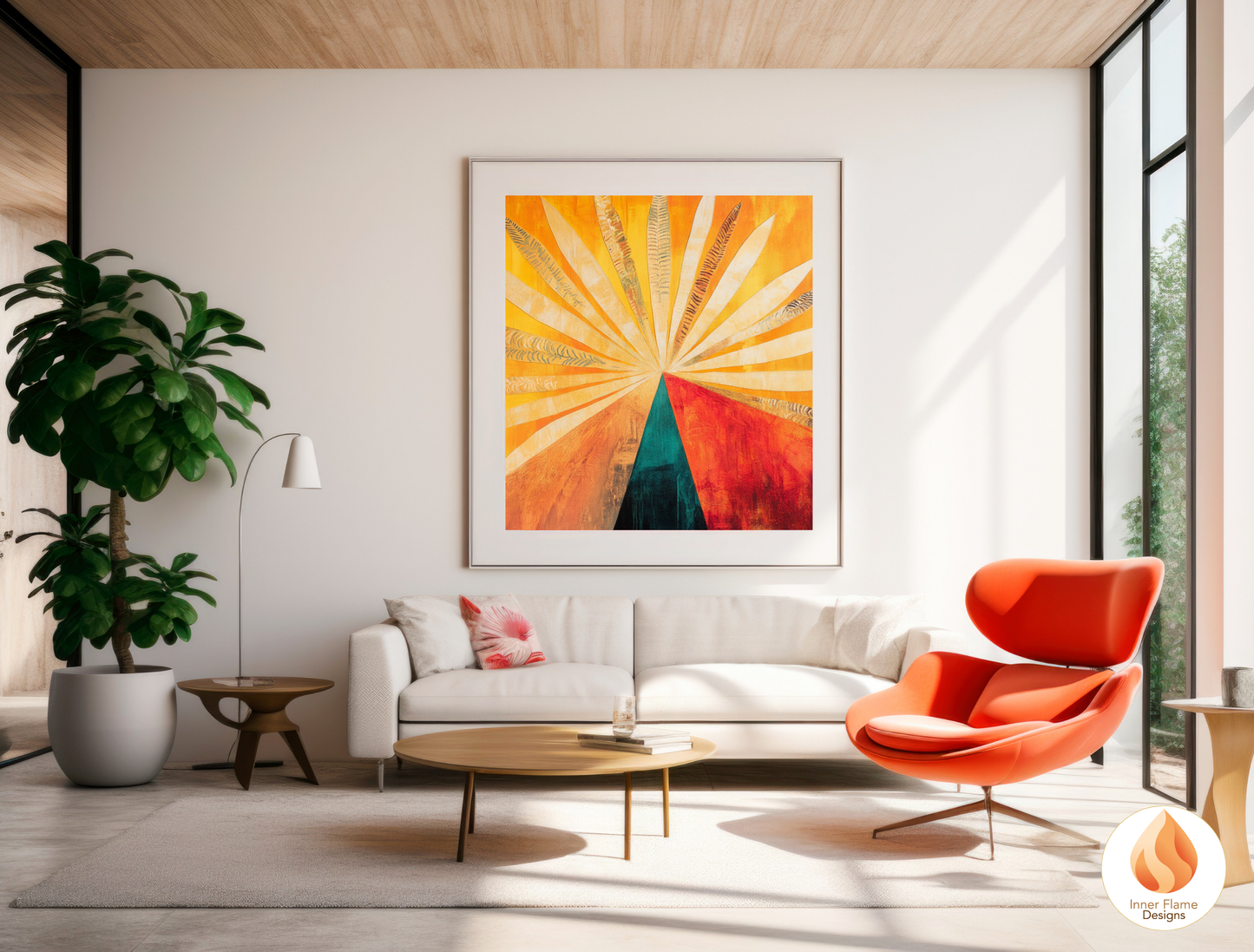 Vivid Cosmic Boho Wall Art Décor for Modern Home Design | Triptych Artwork (Series 1)