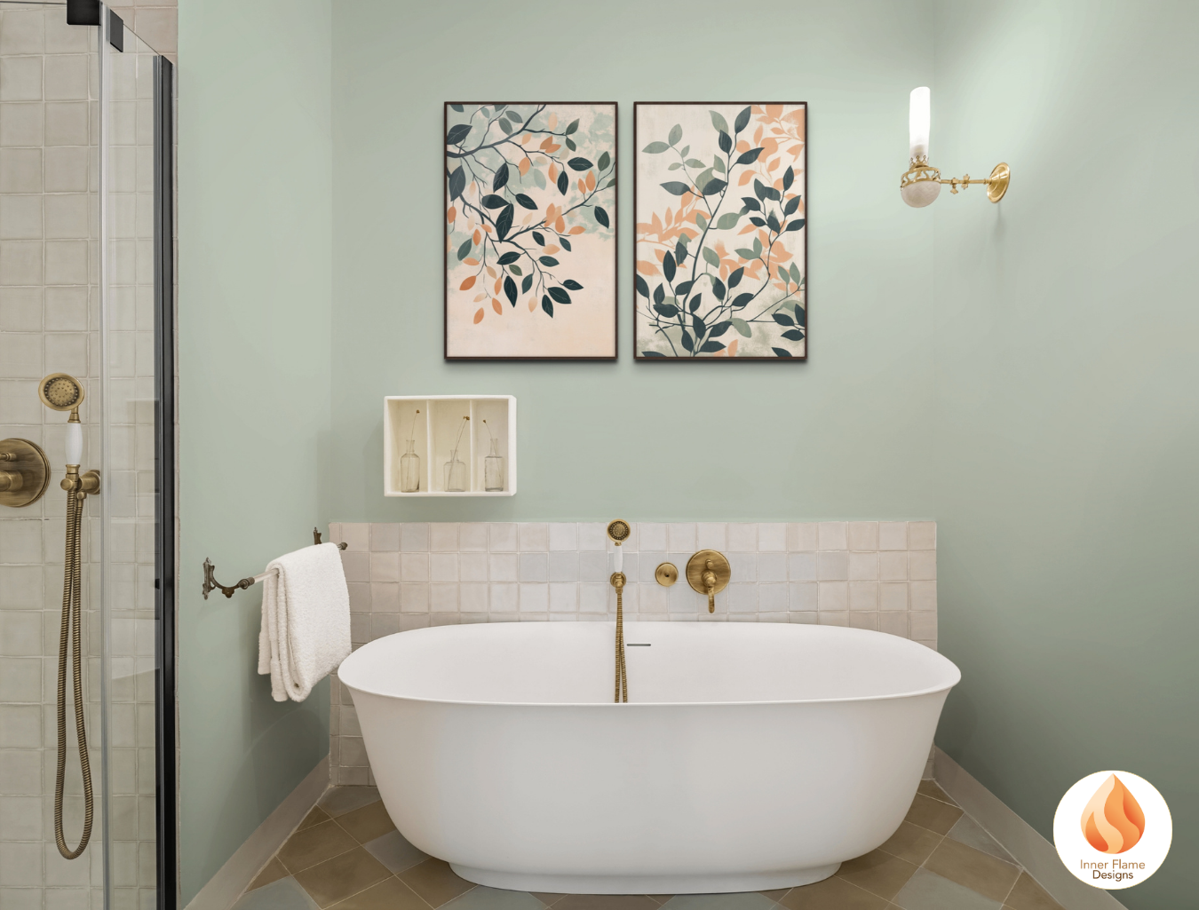 Elegant Botanical Art for Modern Home Design | Triptych Artwork