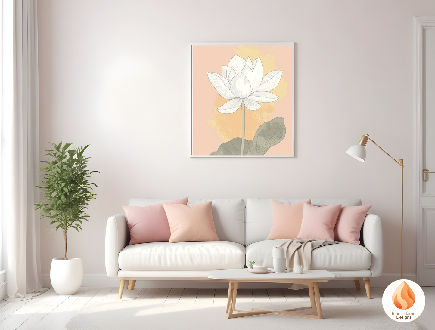 Subtle Japandi Art for Modern Home Design | Triptych Artwork (Series 1)
