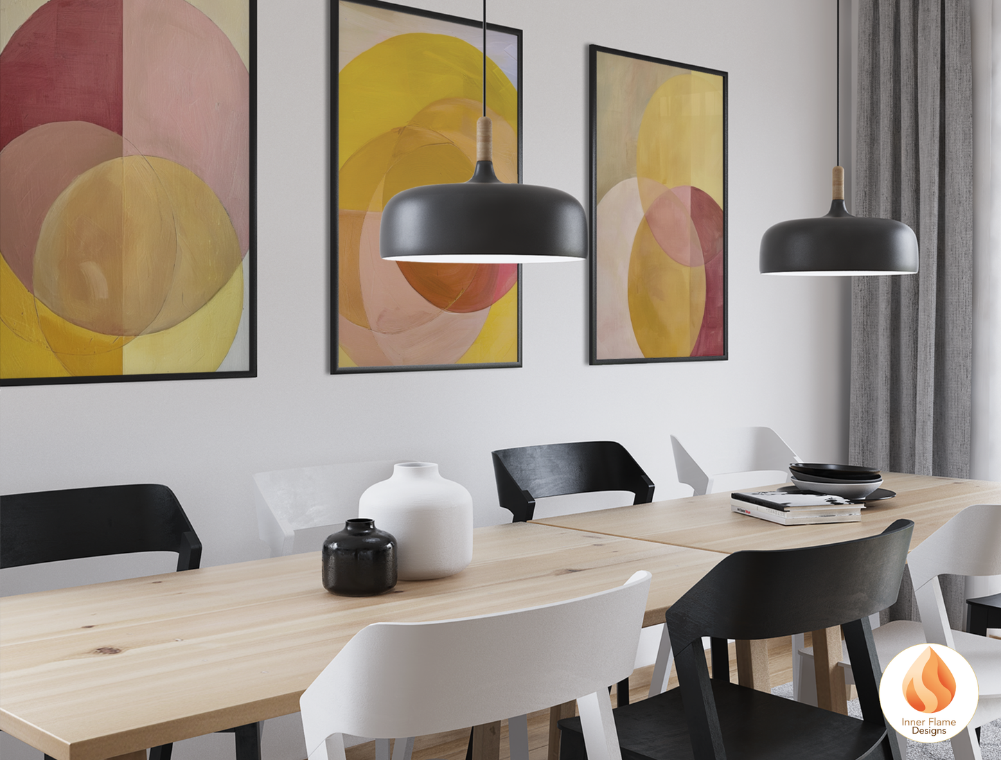 Modern Geometric Abstract Wall Art Designs for Home Décor