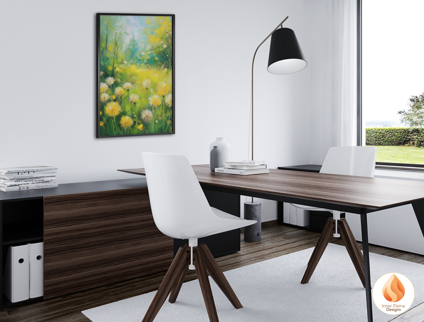 Vibrant Flower Artwork for Modern Home Design | Triptych Artwork