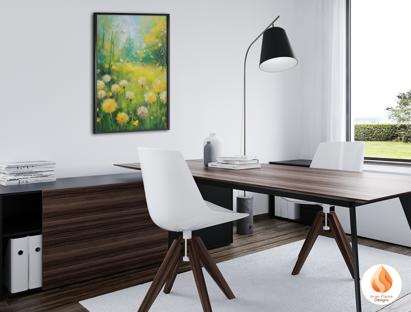 Vibrant Flower Artwork for Modern Home Design | Triptych Artwork