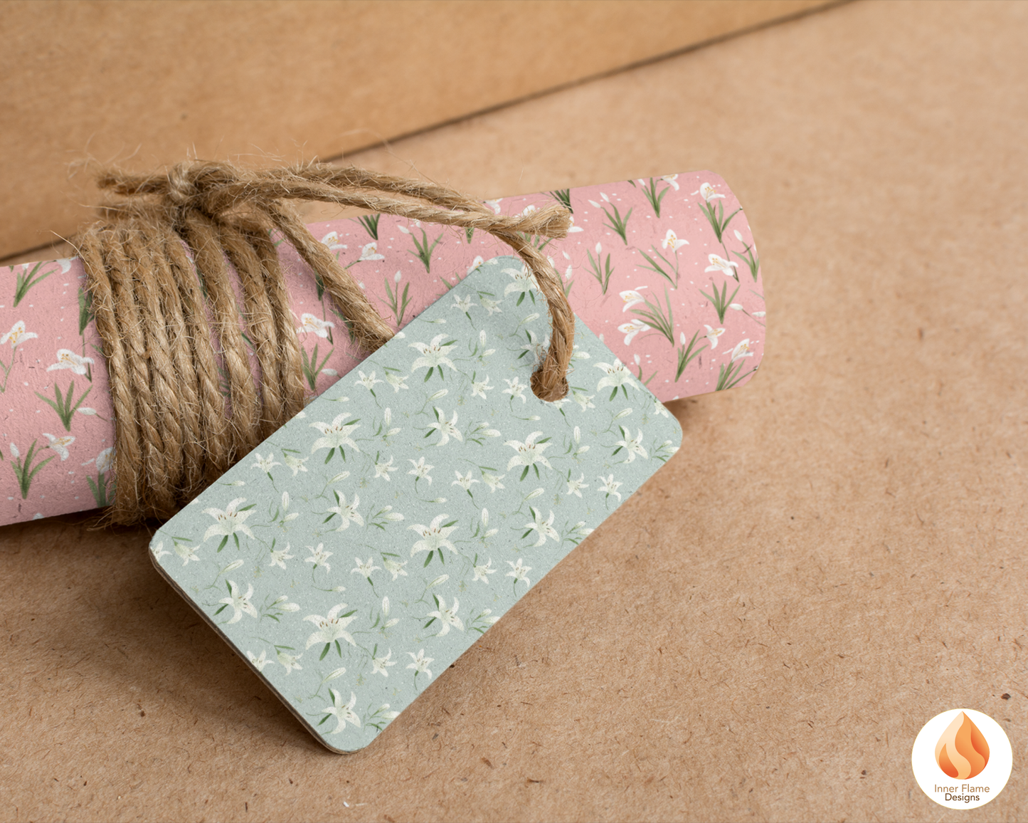 Japandi Lily Floral Surface Patterns | Seamless Patterns for Wallpaper, Textiles, Packaging and Digital Designs