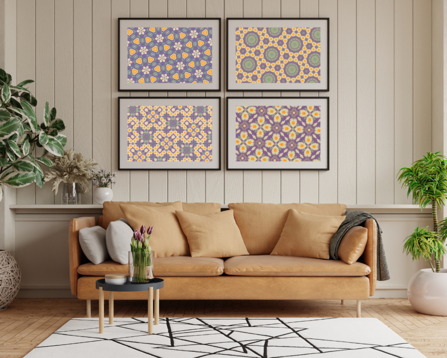 Radiant Geometric Surface Patterns | Seamless Patterns for Wallpaper, Textiles, Packaging and Digital Designs