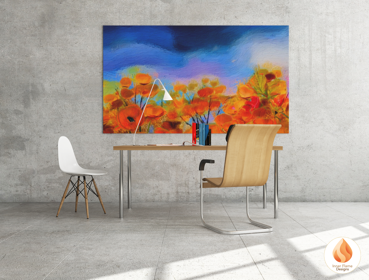 Vivid Flower Artwork for Modern Home Design | Four Piece Artwork