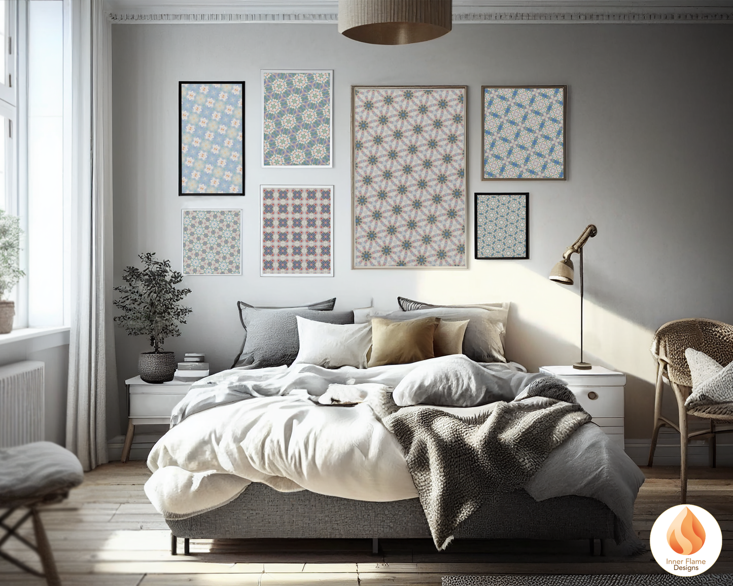 Tranquil Geometric Surface Patterns | Seamless Patterns for Wallpaper, Textiles, Packaging and Digital Designs