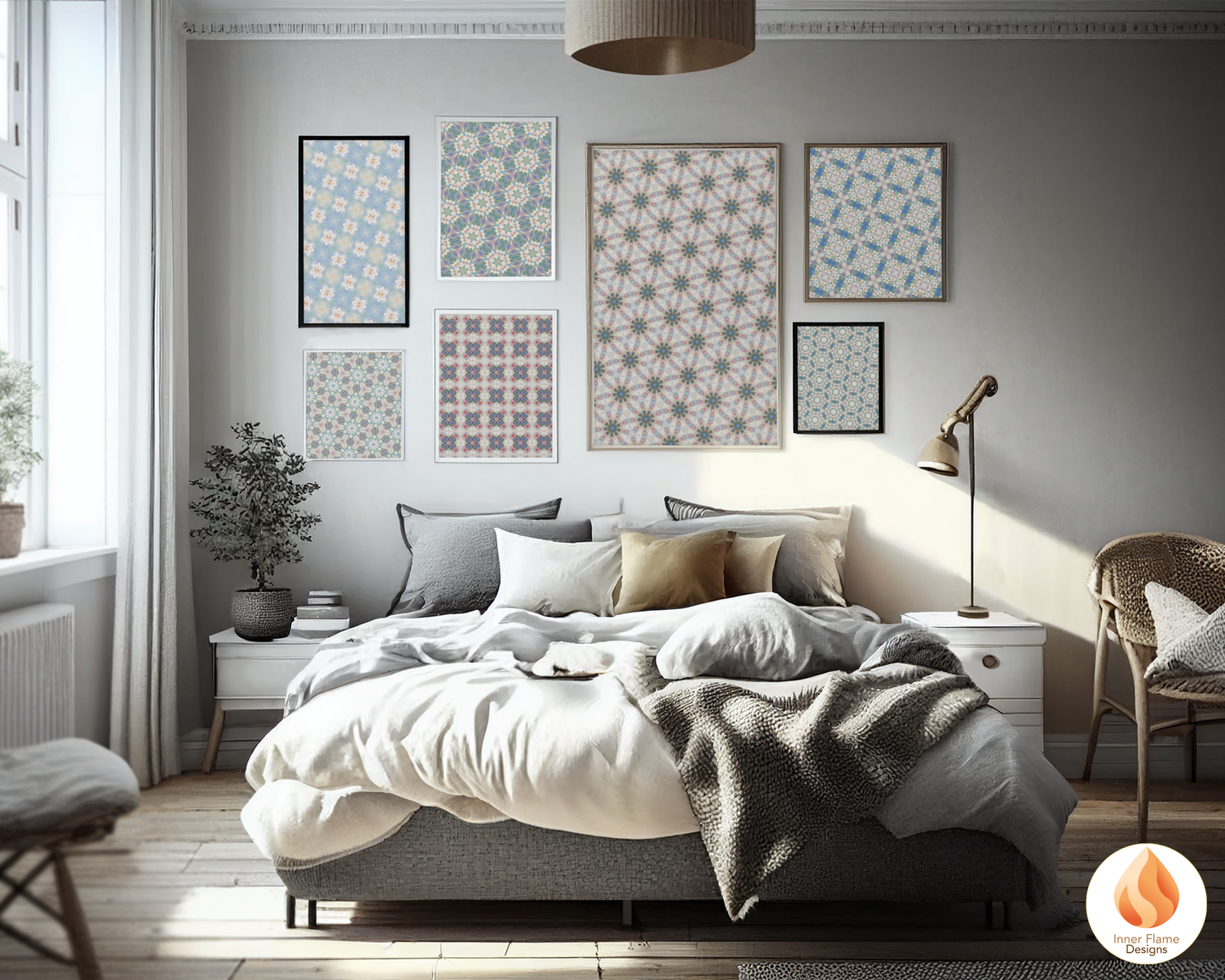 Tranquil Geometric Surface Patterns | Seamless Patterns for Wallpaper, Textiles, Packaging and Digital Designs