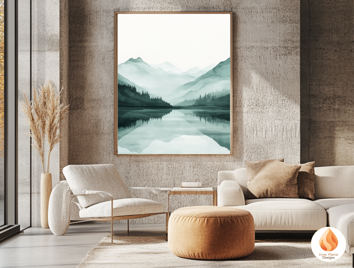 Meditative Japandi Art for Modern Home Design | Triptych Artwork