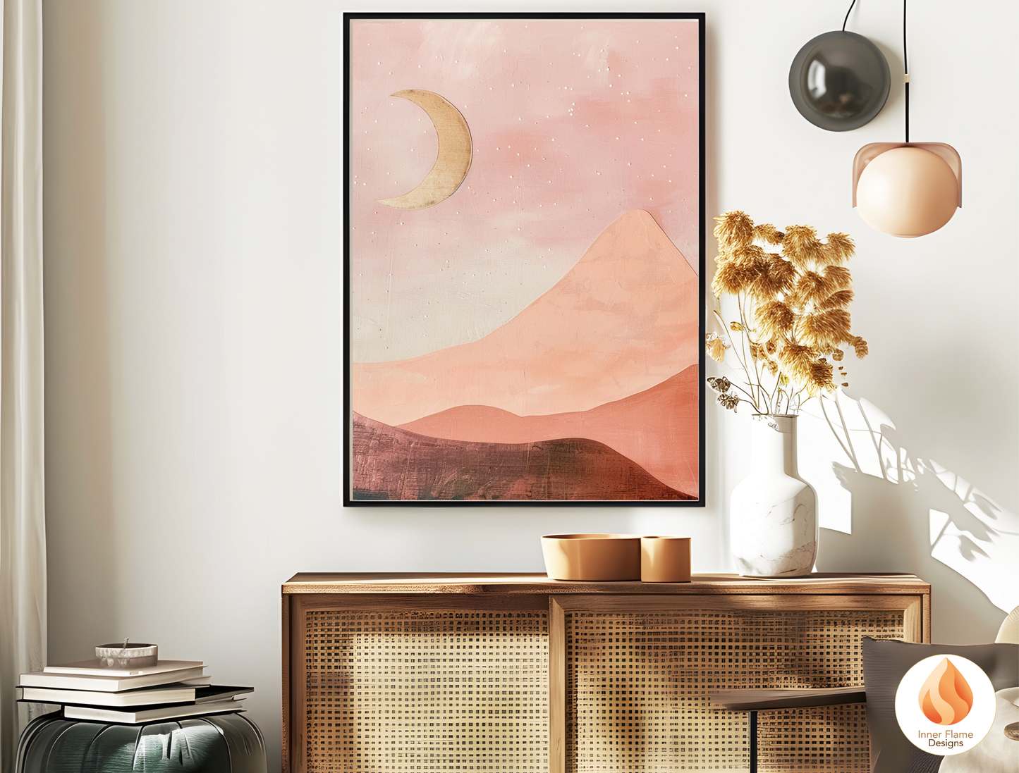 Soothing Boho Wall Art Décor for Modern Home Design | Triptych Artwork (Series 2)