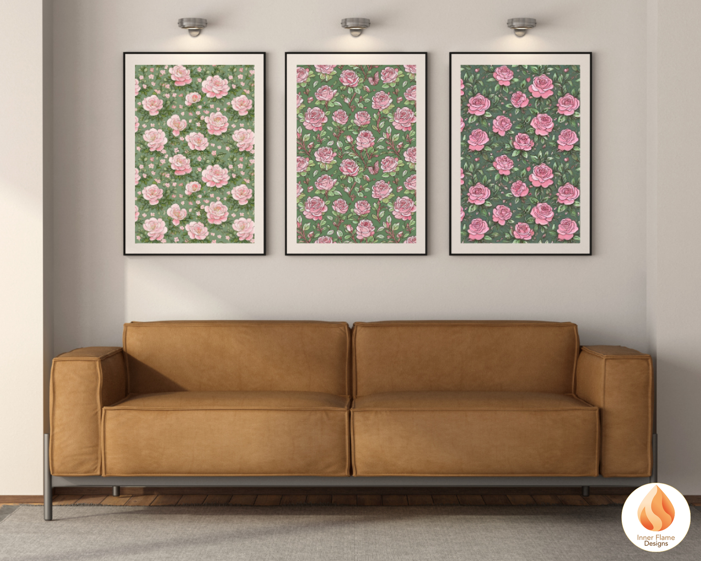 Lush Rose Floral Surface Patterns | Seamless Patterns for Wallpaper, Textiles, Packaging and Digital Designs