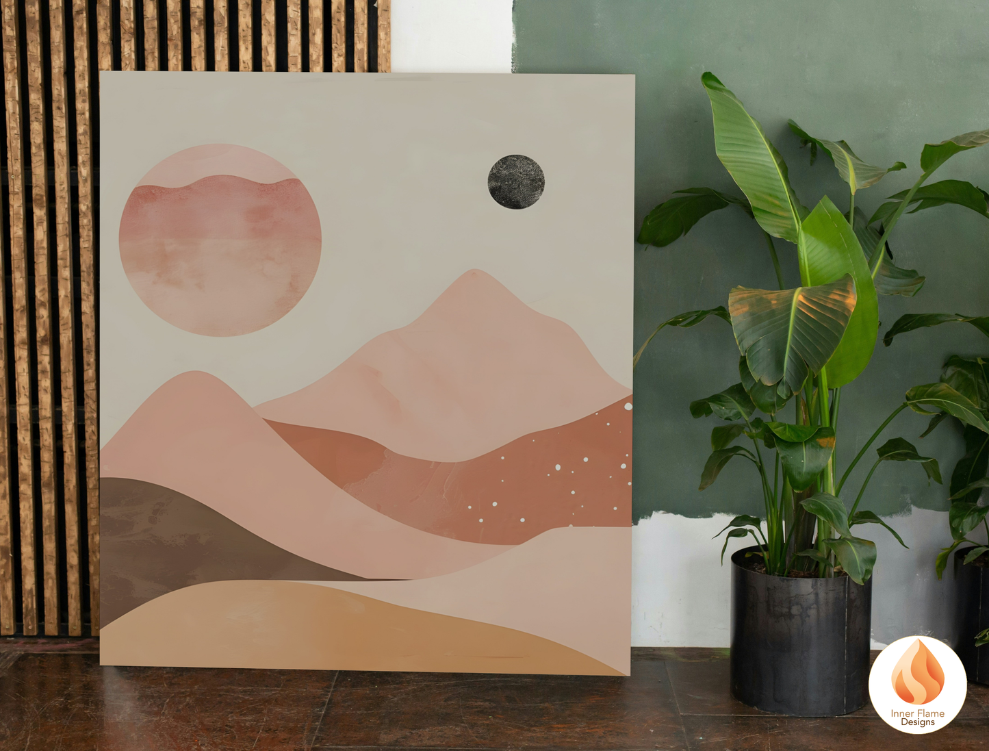 Soothing Boho Wall Art Décor for Modern Home Design | Triptych Artwork (Series 2)