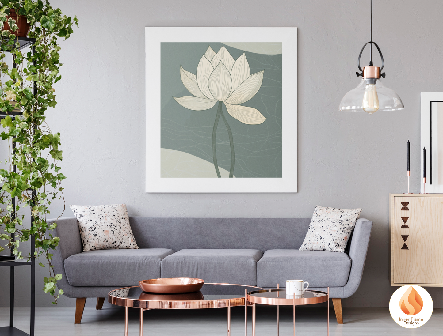 Subtle Japandi Art for Modern Home Design | Triptych Artwork (Series 3)