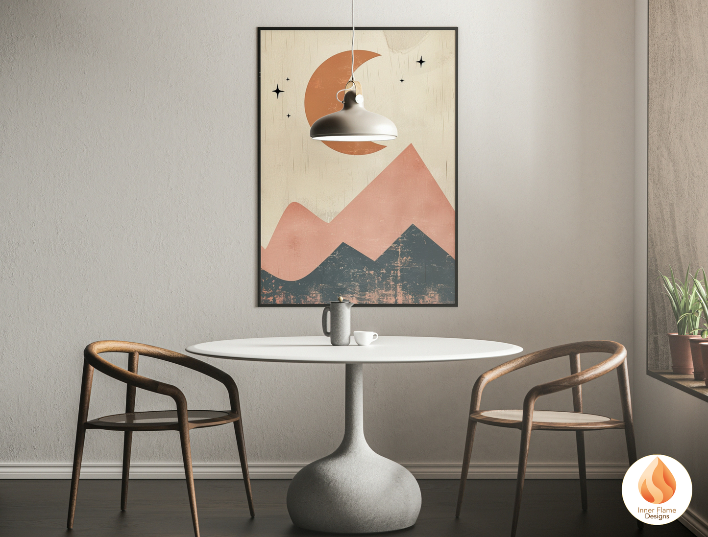 Soothing Boho Wall Art Décor for Modern Home Design | Triptych Artwork (Series 3)