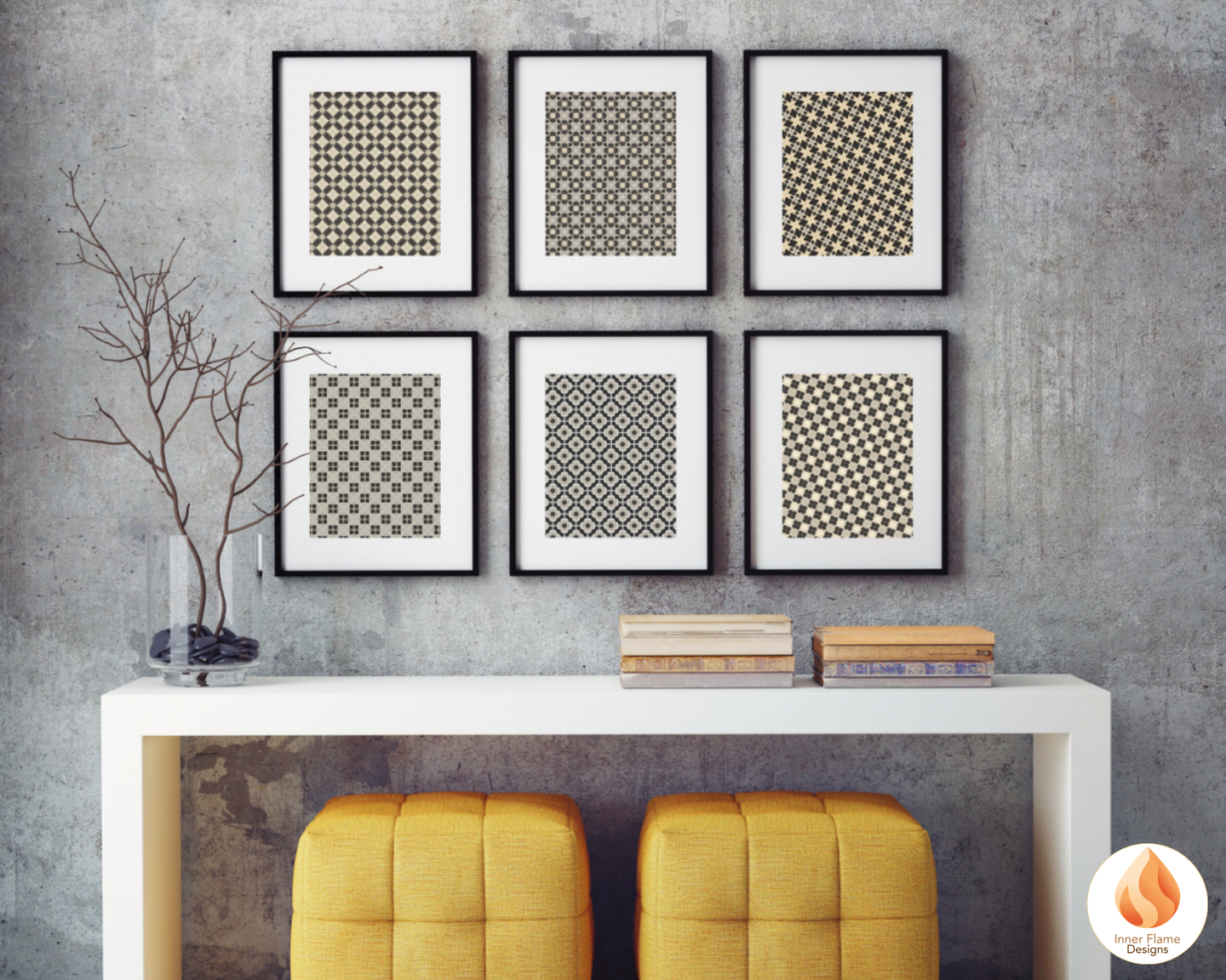 Vintage Geometric Surface Patterns | Seamless Patterns for Wallpaper, Textiles, Packaging and Digital Designs