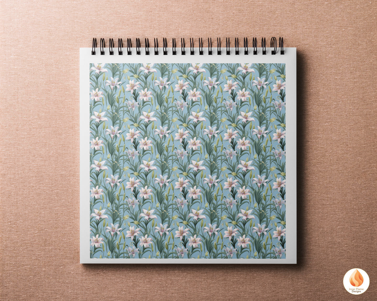Tranquil Lily Floral Surface Patterns | Seamless Patterns for Wallpaper, Textiles, Packaging and Digital Designs