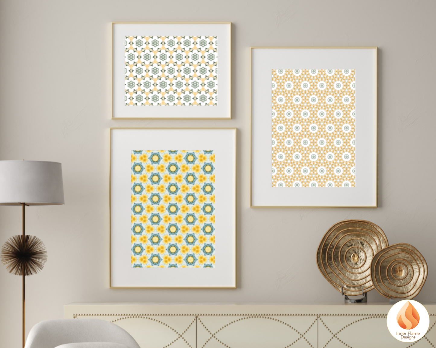 Soothing Geometric Surface Patterns | Seamless Patterns for Wallpaper, Textiles, Packaging and Digital Designs