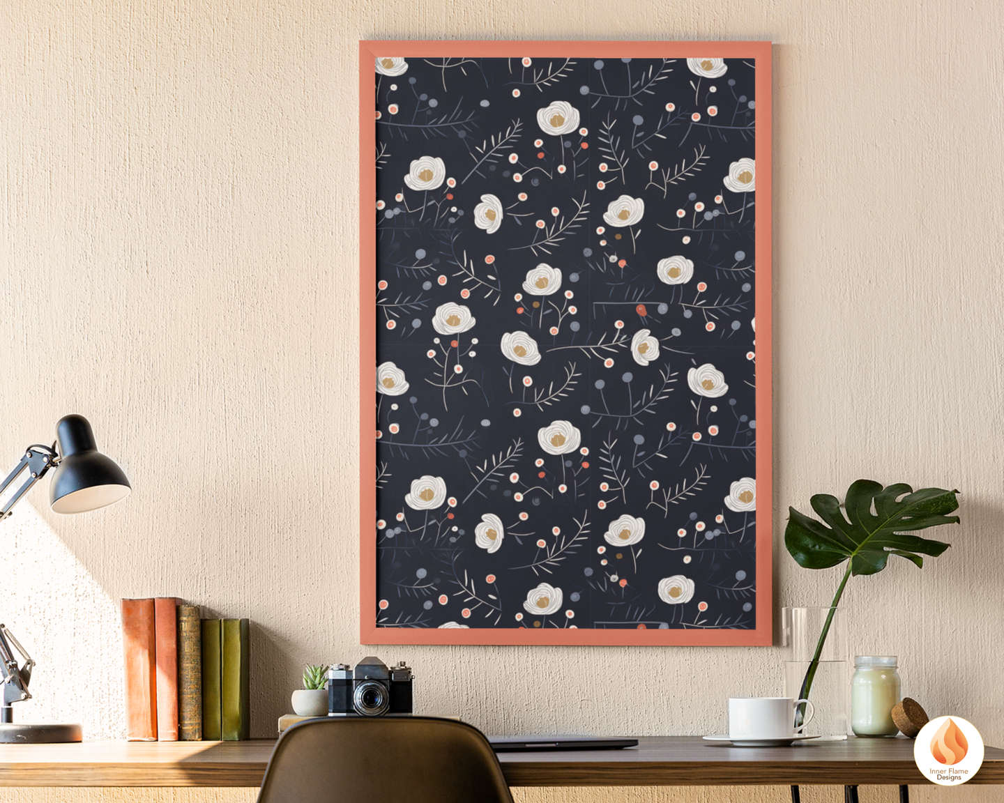 Minimalist Rose Floral Surface Patterns | Seamless Patterns for Wallpaper, Textiles, Packaging and Digital Designs