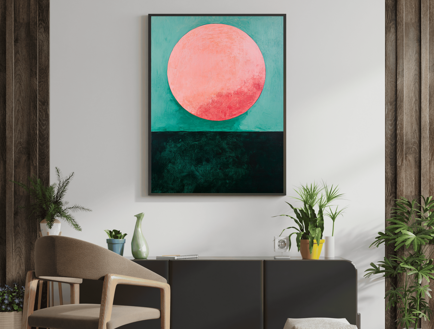 Dynamic Geometric Artwork for Modern Home Design | Triptych Artwork