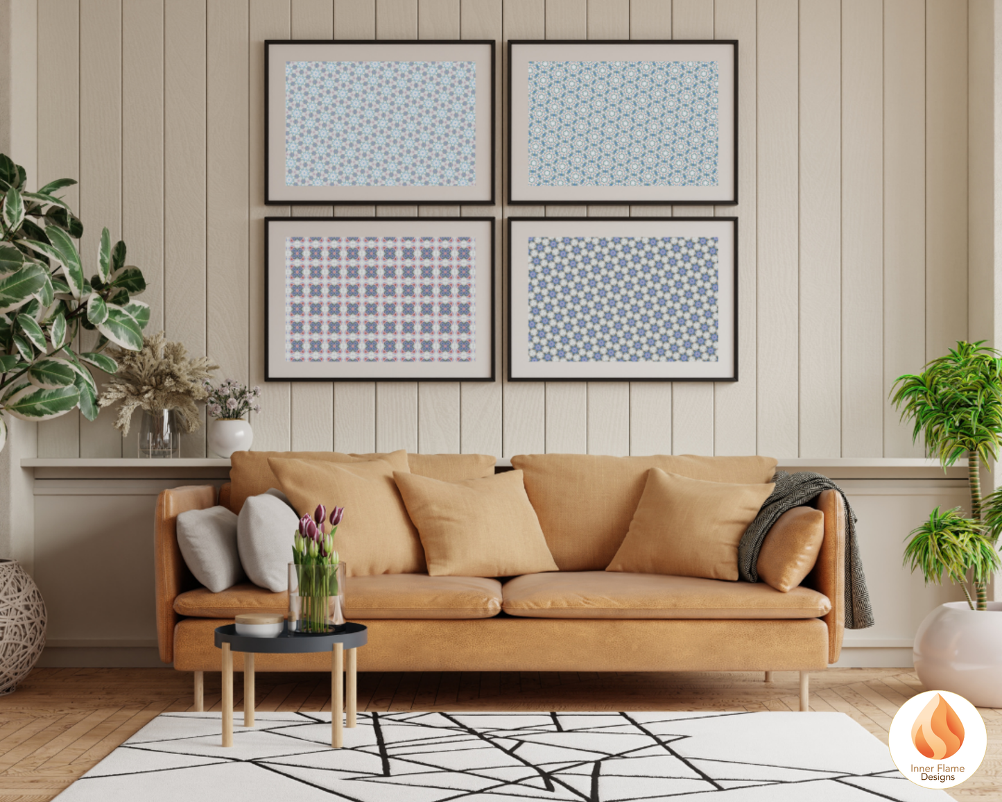 Tranquil Geometric Surface Patterns | Seamless Patterns for Wallpaper, Textiles, Packaging and Digital Designs