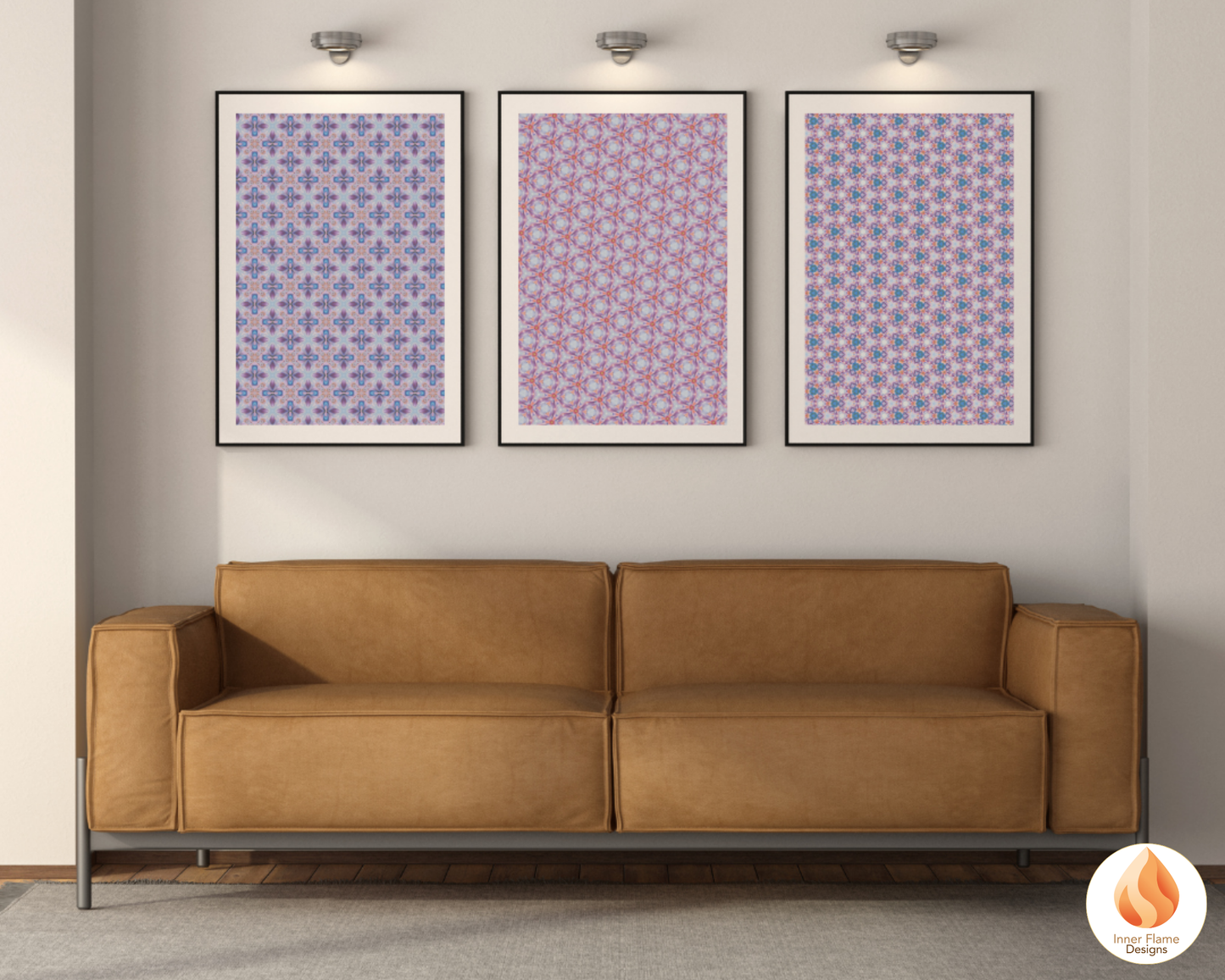 Serene Geometric Surface Patterns | Seamless Patterns for Wallpaper, Textiles, Packaging and Digital Designs
