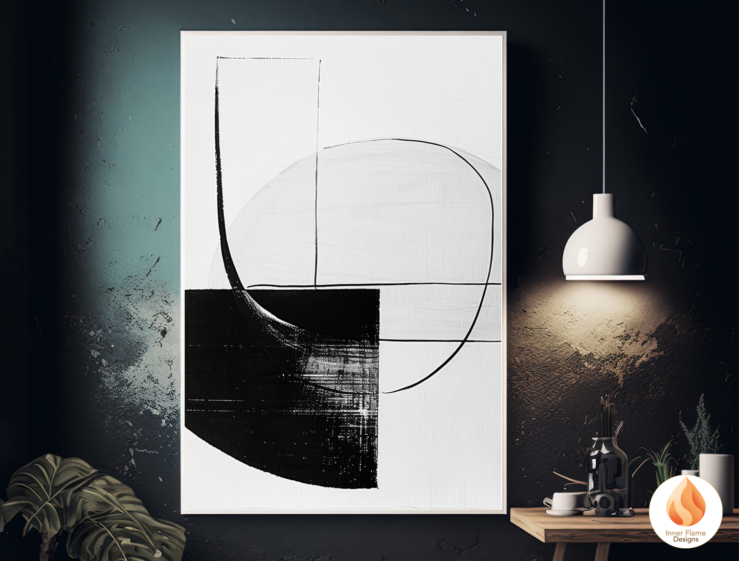 Monochromatic Line Art for Modern Home Design | Triptych Artwork (Series 1)