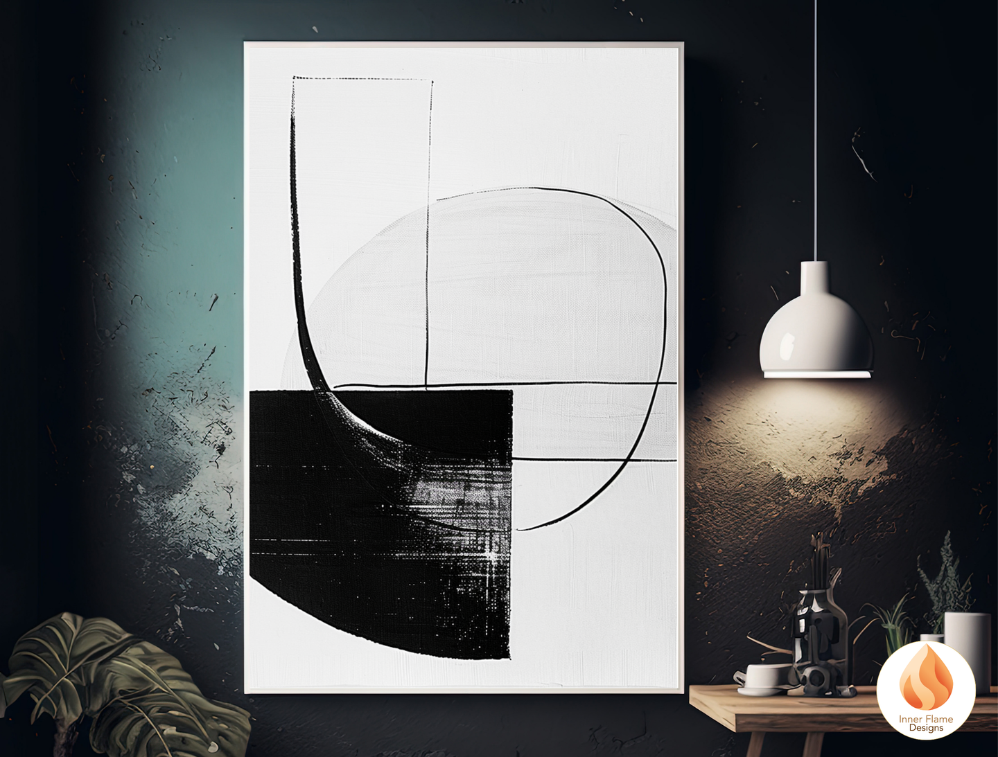 Monochromatic Line Art for Modern Home Design | Triptych Artwork (Series 1)