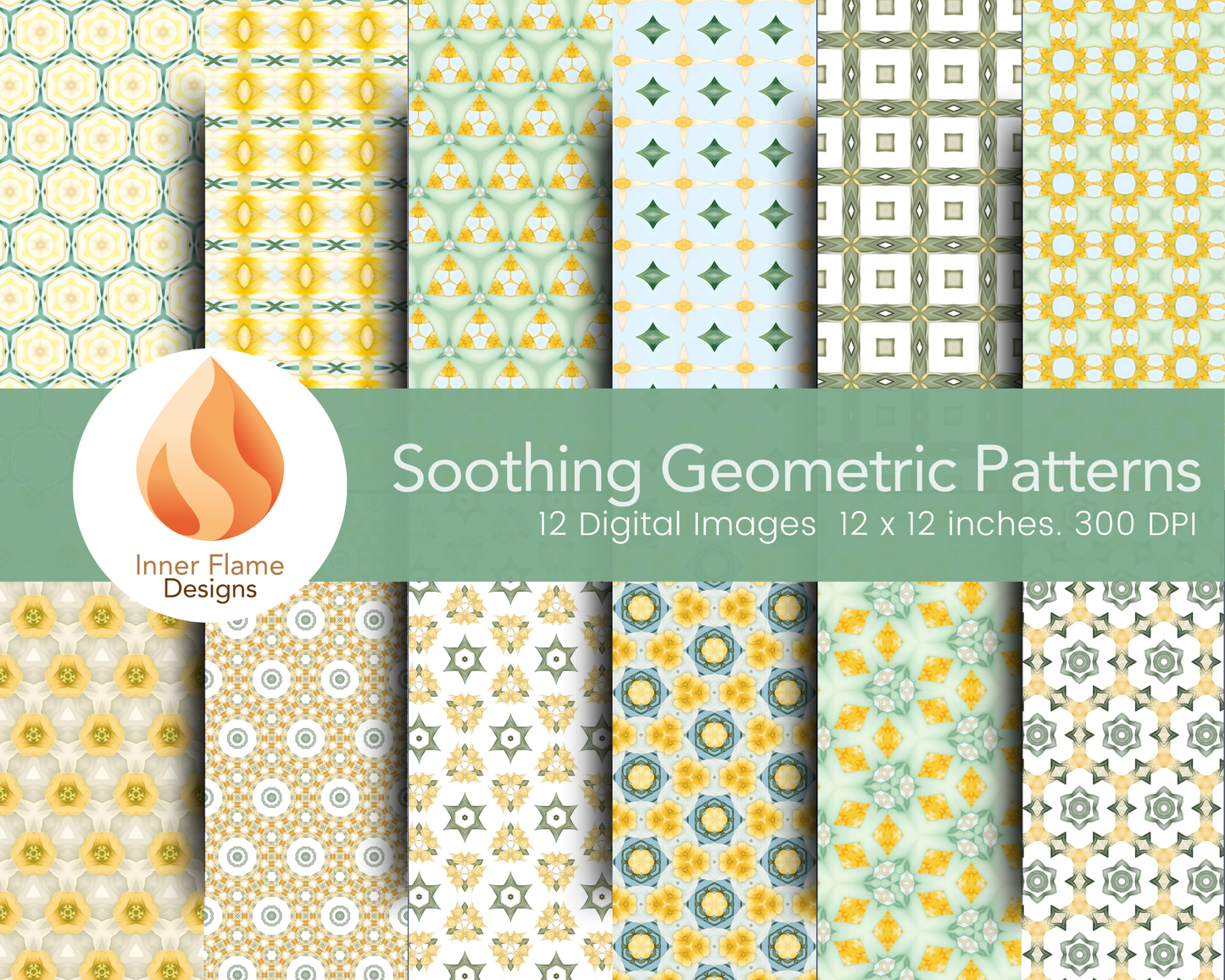 Soothing Geometric Surface Patterns | Seamless Patterns for Wallpaper, Textiles, Packaging and Digital Designs