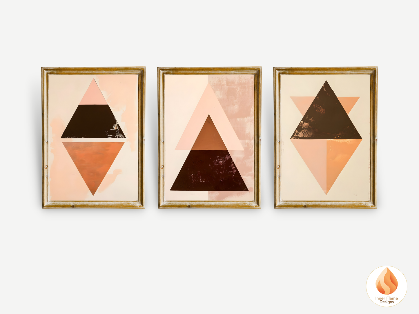 Classy Geometric Abstract Wall Art for Home Décor