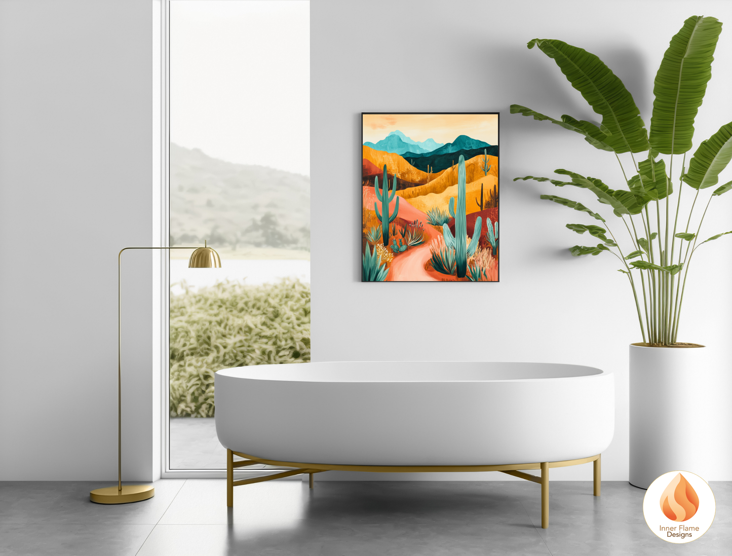 Exotic Boho Wall Art Décor for Modern Home Design | Triptych Artwork
