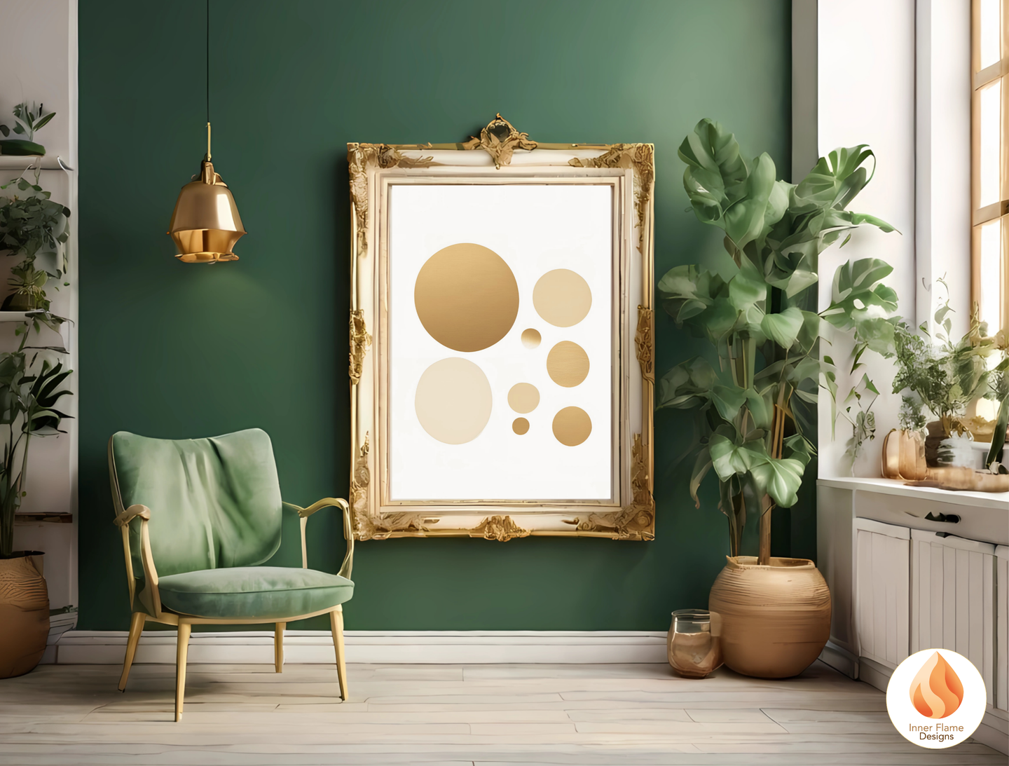 Sophisticated Geometric Artwork for Modern Home Design | Triptych Artwork