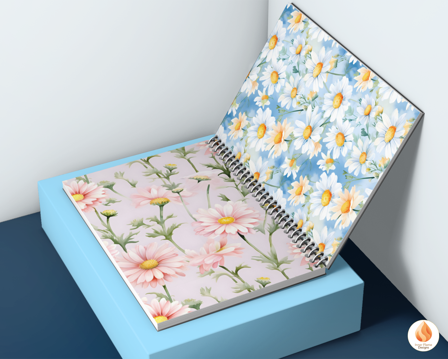 Watercolour Daisy Floral Surface Patterns | Seamless Patterns for Wallpaper, Textiles, Packaging and Digital Designs