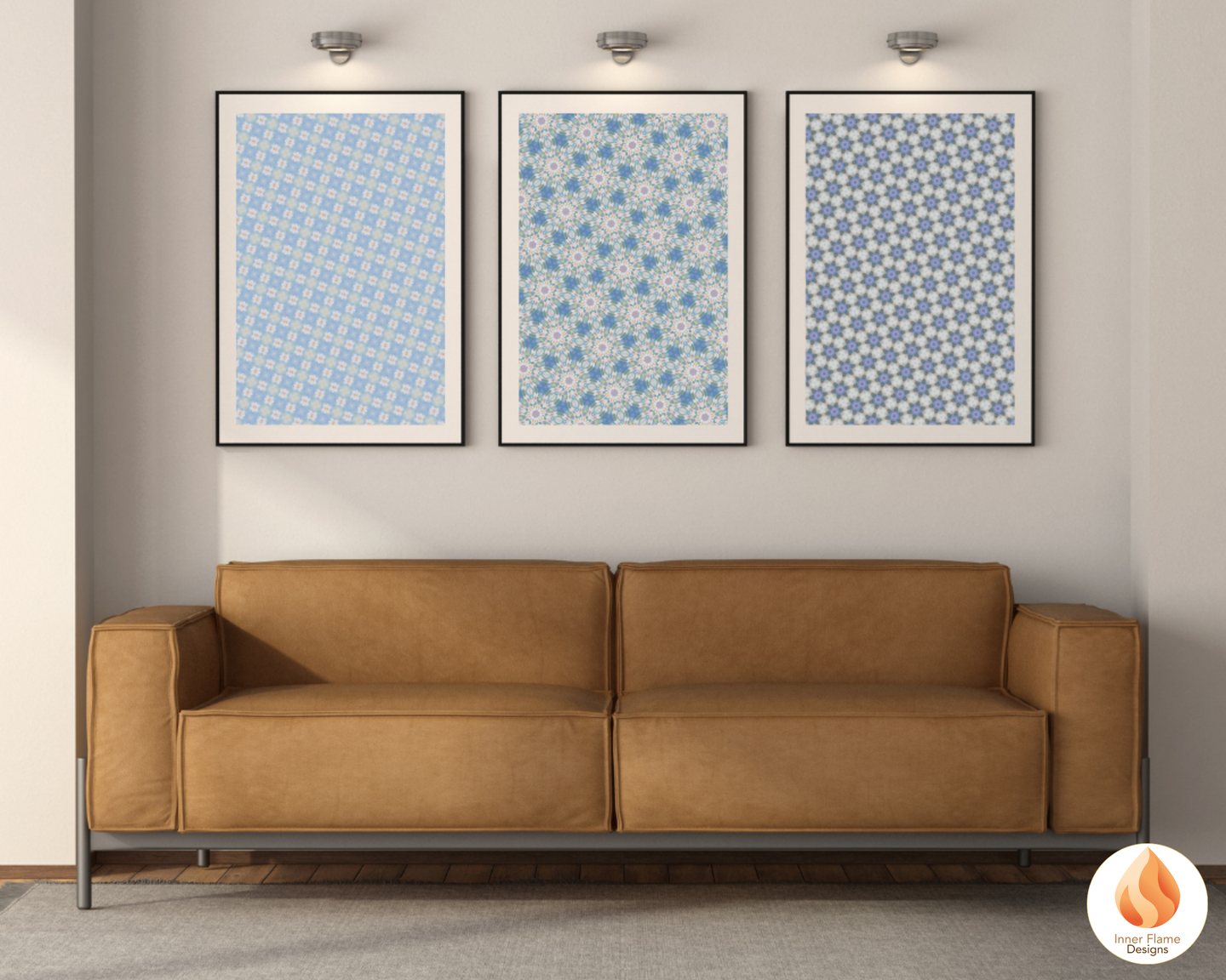 Tranquil Geometric Surface Patterns | Seamless Patterns for Wallpaper, Textiles, Packaging and Digital Designs