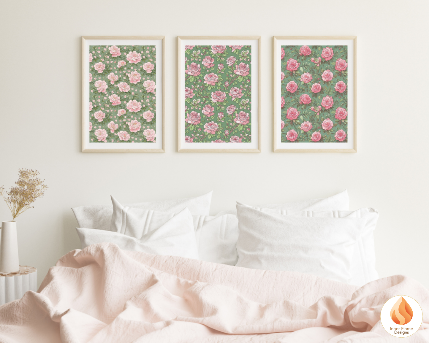 Lush Rose Floral Surface Patterns | Seamless Patterns for Wallpaper, Textiles, Packaging and Digital Designs