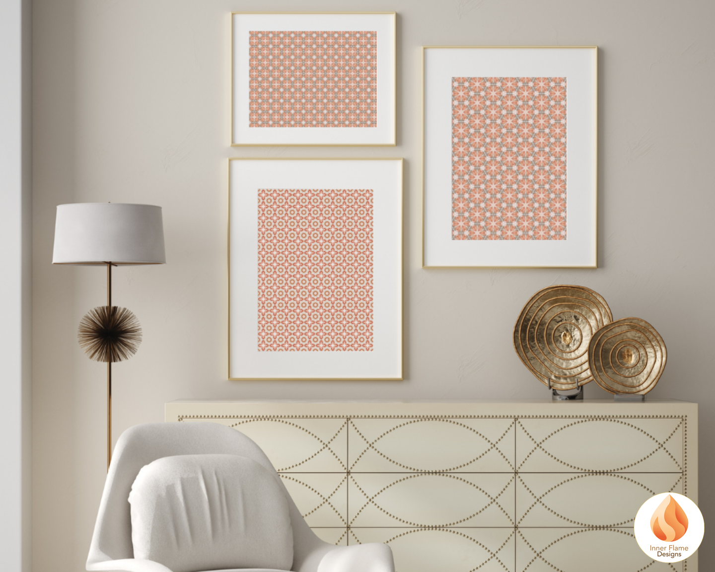 Gentle Geometric Surface Patterns | Seamless Patterns for Wallpaper, Textiles, Packaging and Digital Designs