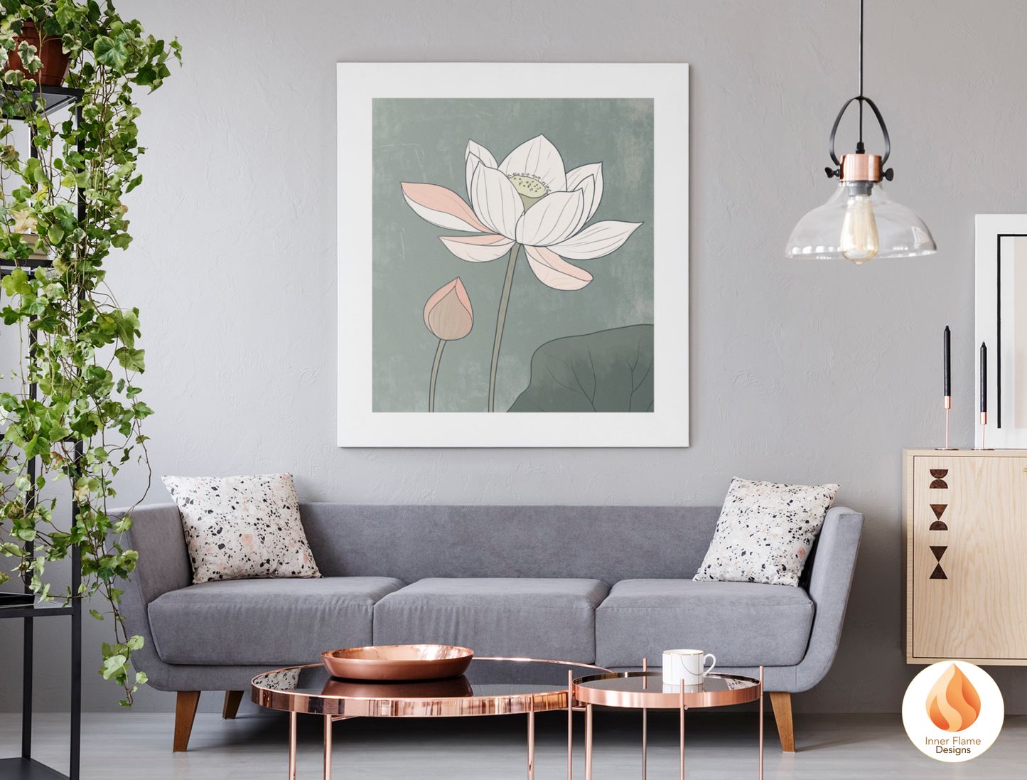Subtle Japandi Art for Modern Home Design | Triptych Artwork (Series 5)