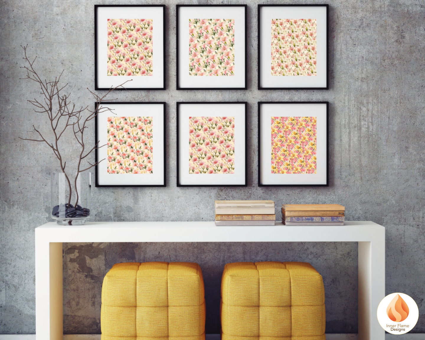 Spring Lily Floral Surface Patterns | Seamless Patterns for Wallpaper, Textiles, Packaging and Digital Designs