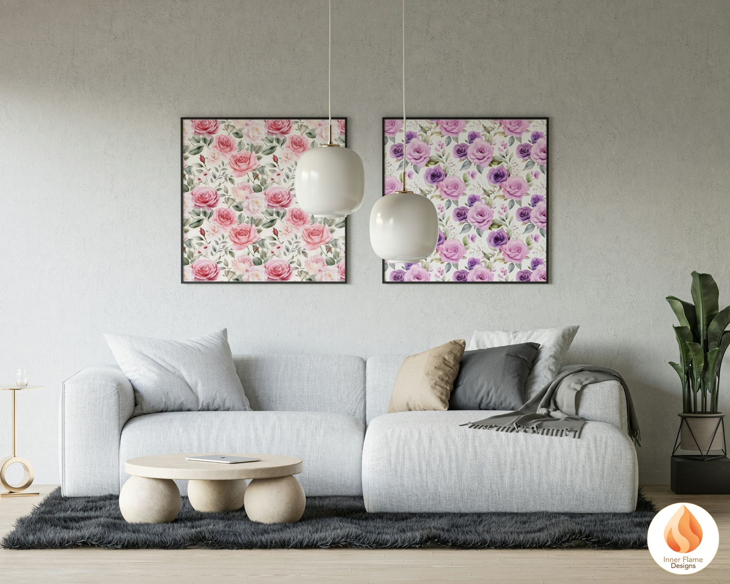 Elegant Rose Floral Surface Patterns | Seamless Patterns for Wallpaper, Textiles, Packaging and Digital Designs