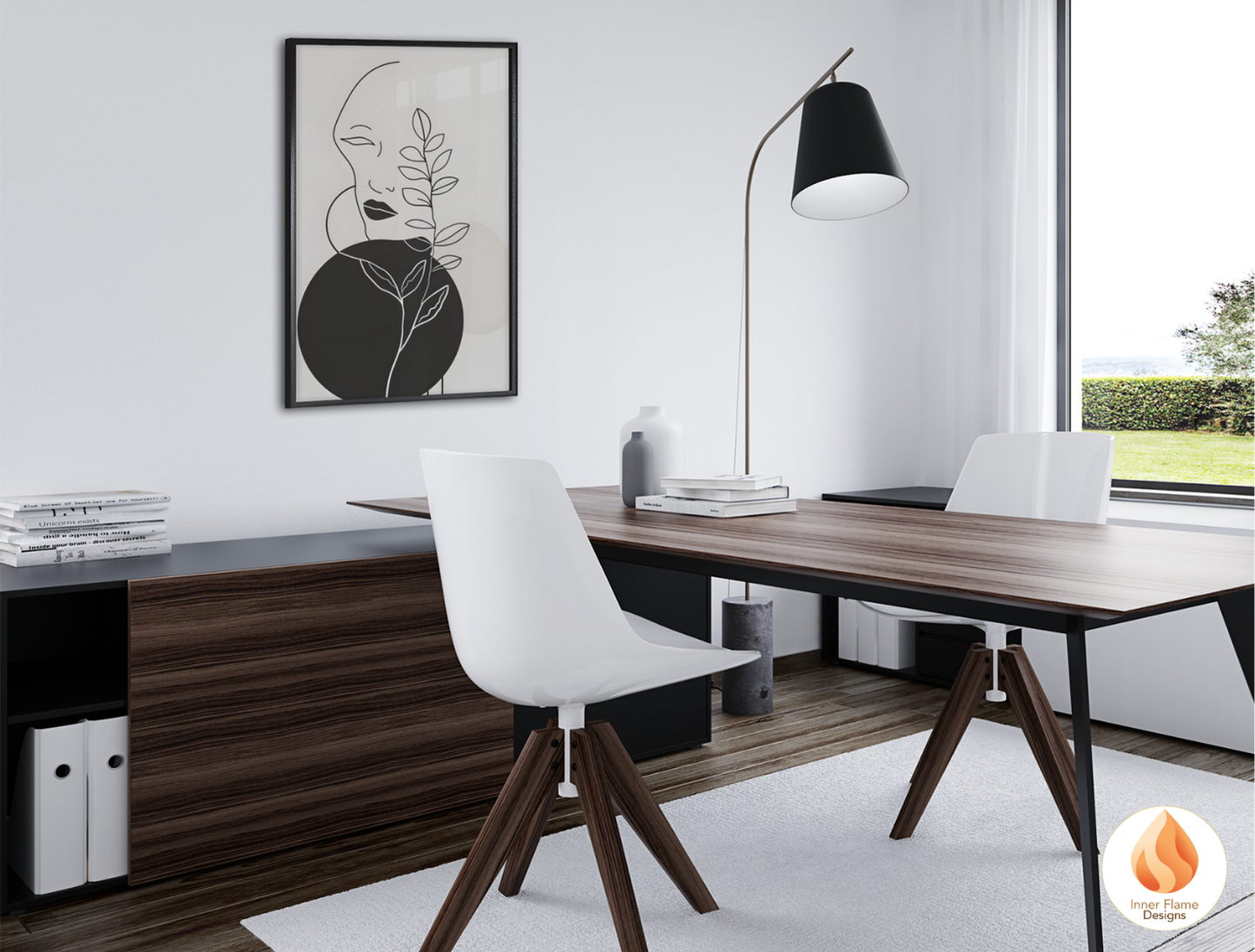 Sophisticated Line Art for Modern Home Design | Triptych Artwork
