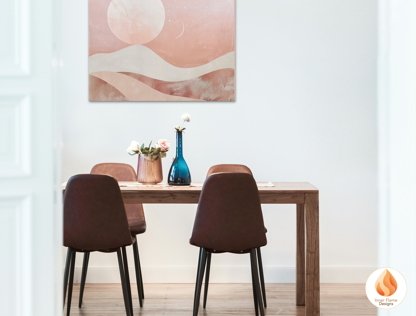 Soothing Boho Wall Art Décor for Modern Home Design | Triptych Artwork (Series 5)